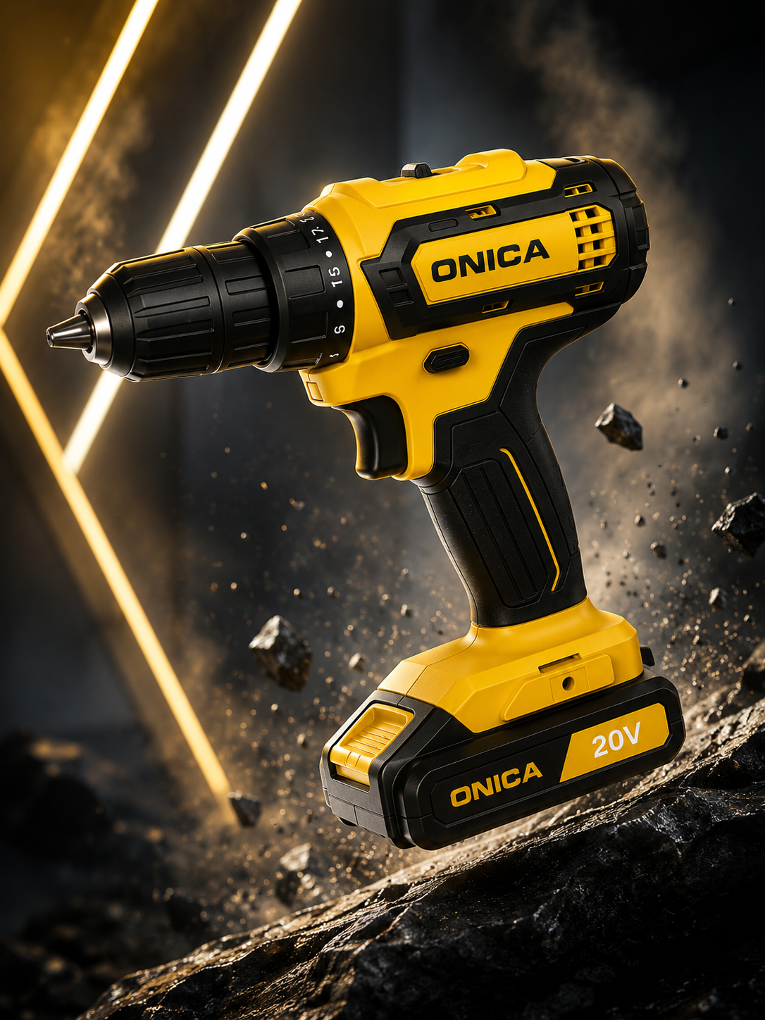 Taladro Inalámbrico ONICA 20V | 2 Baterías Incluidas | Potente y Práctico