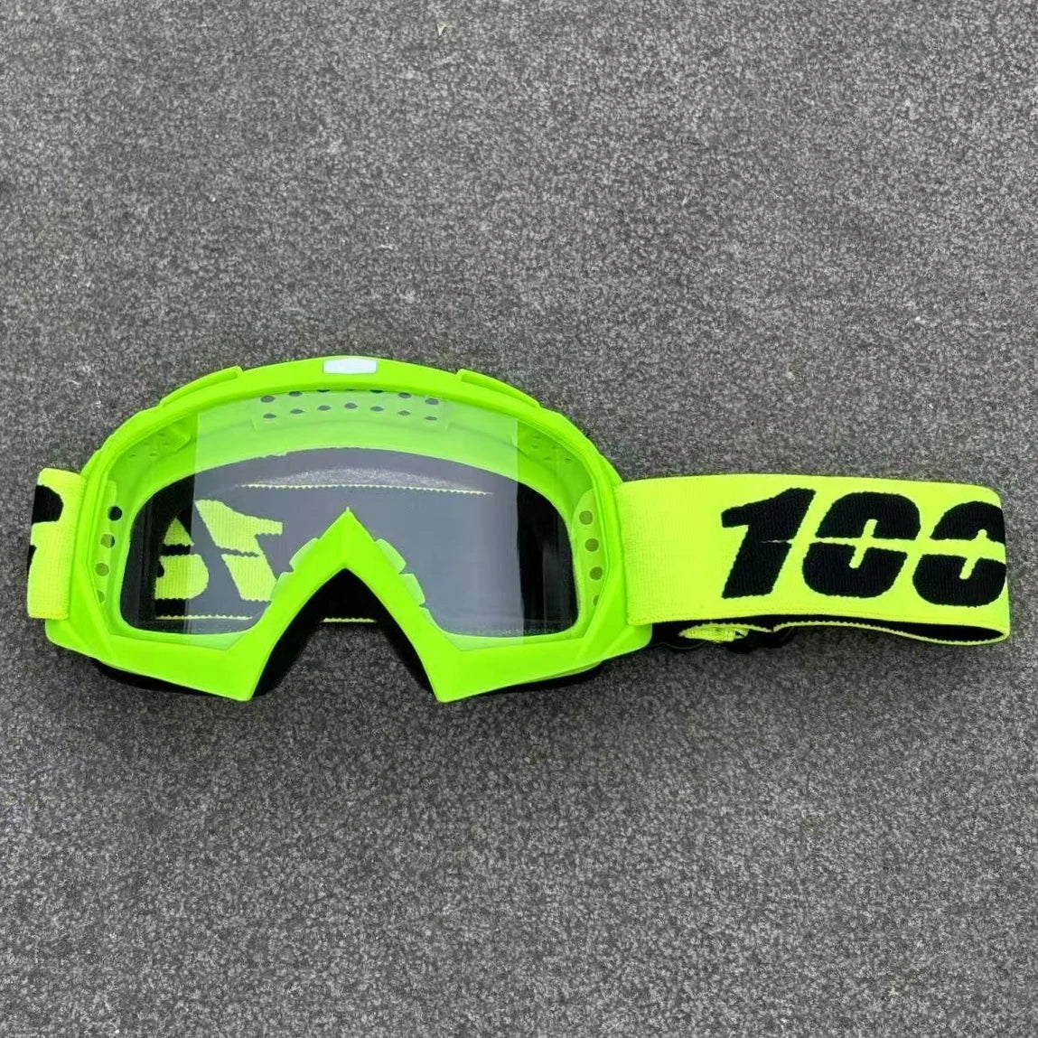 Motorcycle and Motocross Goggles with UV400 Mirrored Lens