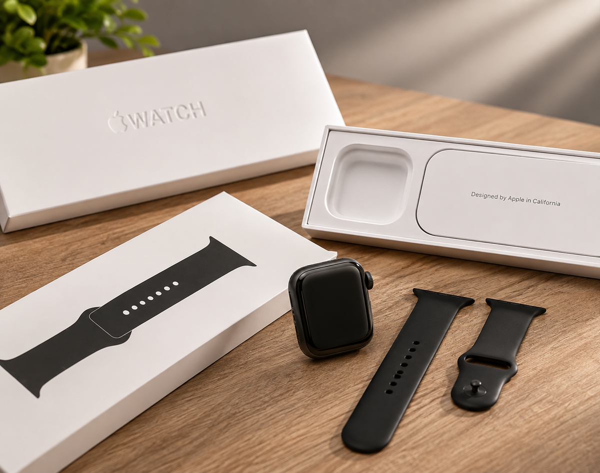 Smartwatch Estilo Apple Watch con Correa y Caja Completa