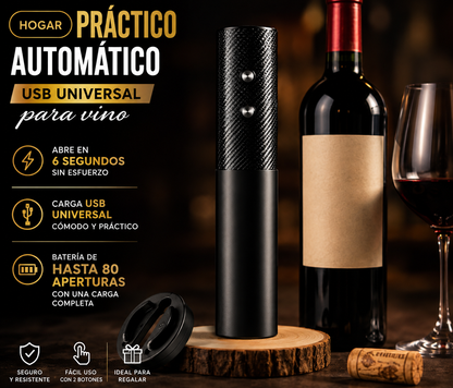Sacacorchos Eléctrico Automático USB