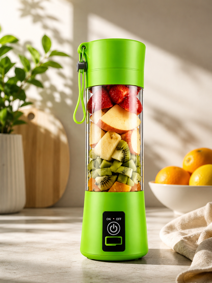Licuadora Portátil Recargable | Prepará Jugos y Batidos en Cualquier Lugar