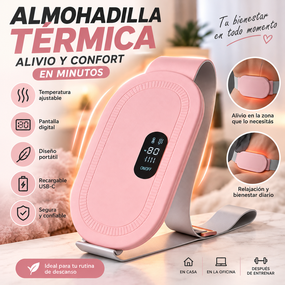 Almohadilla Térmica: Alivio y Confort en Minutos