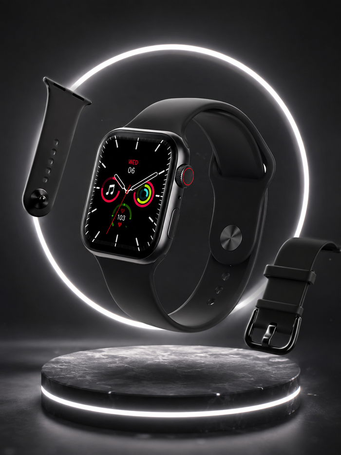 Smartwatch Estilo Apple Watch con Correa y Caja Completa