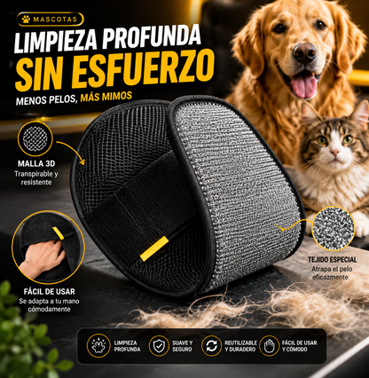 Removedor de Pelos de Mascotas | Para Ropa, Sillones, Muebles y Más