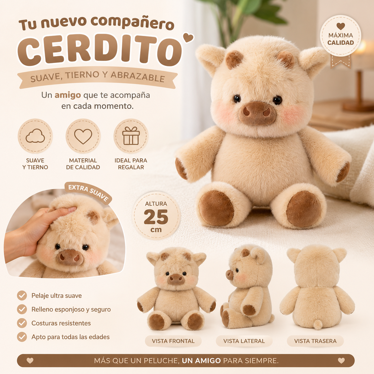 West Highland Soft Toy 30/40 cm Super Soft Ideal for Gifting