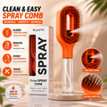 2-in-1 Detangling Brush with Anti-Frizz Hair Spray