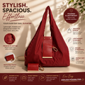 Portable Foldable Tote Bag – Reusable Waterproof Grocery & Travel Shopping Bag