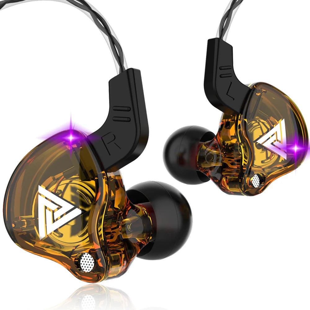 QKZ AK6 HiFi In-Ear Headphones with Microphone and Powerful Bass