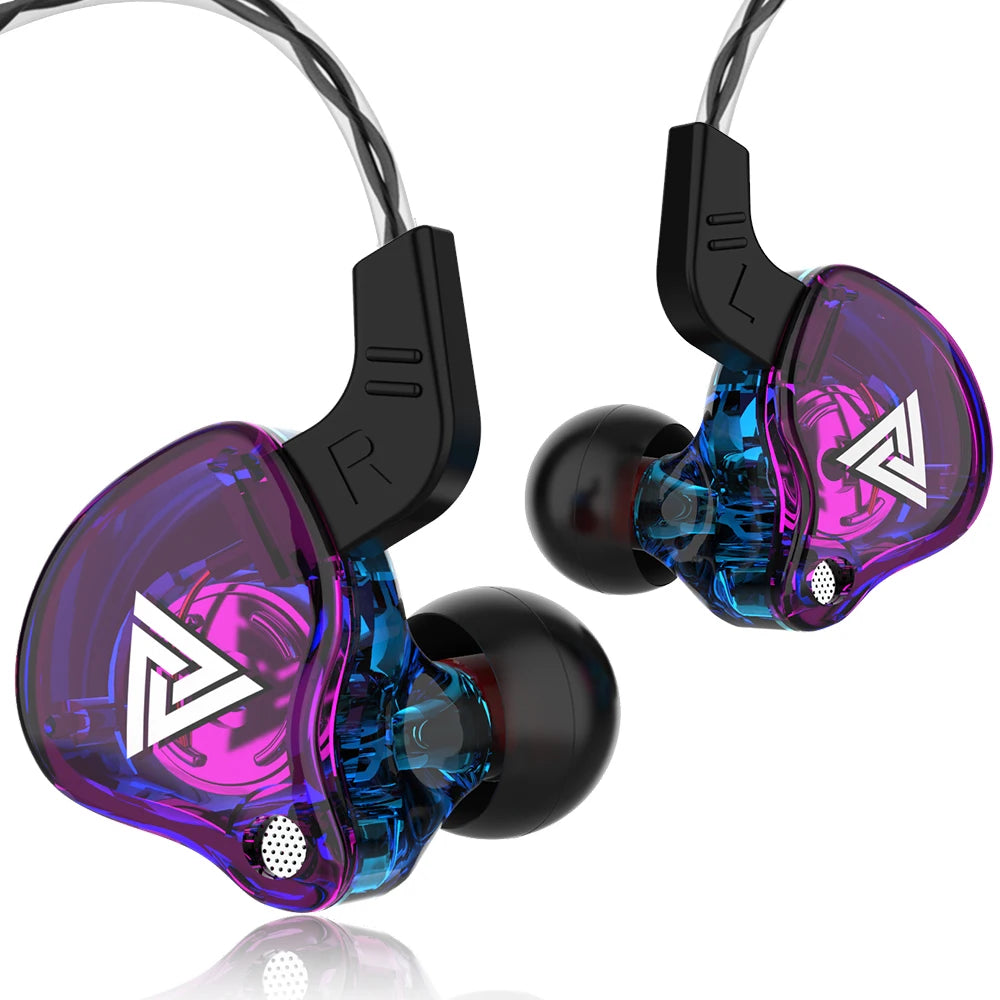 QKZ AK6 HiFi In-Ear Headphones with Microphone and Powerful Bass