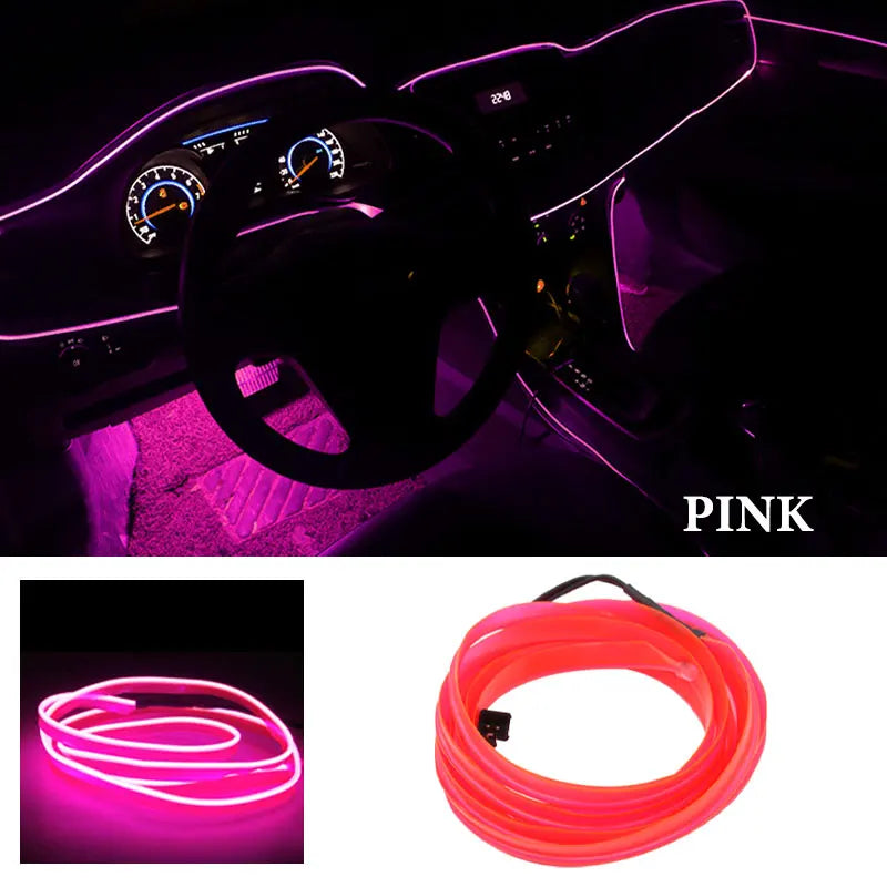 USB LED Car Lights