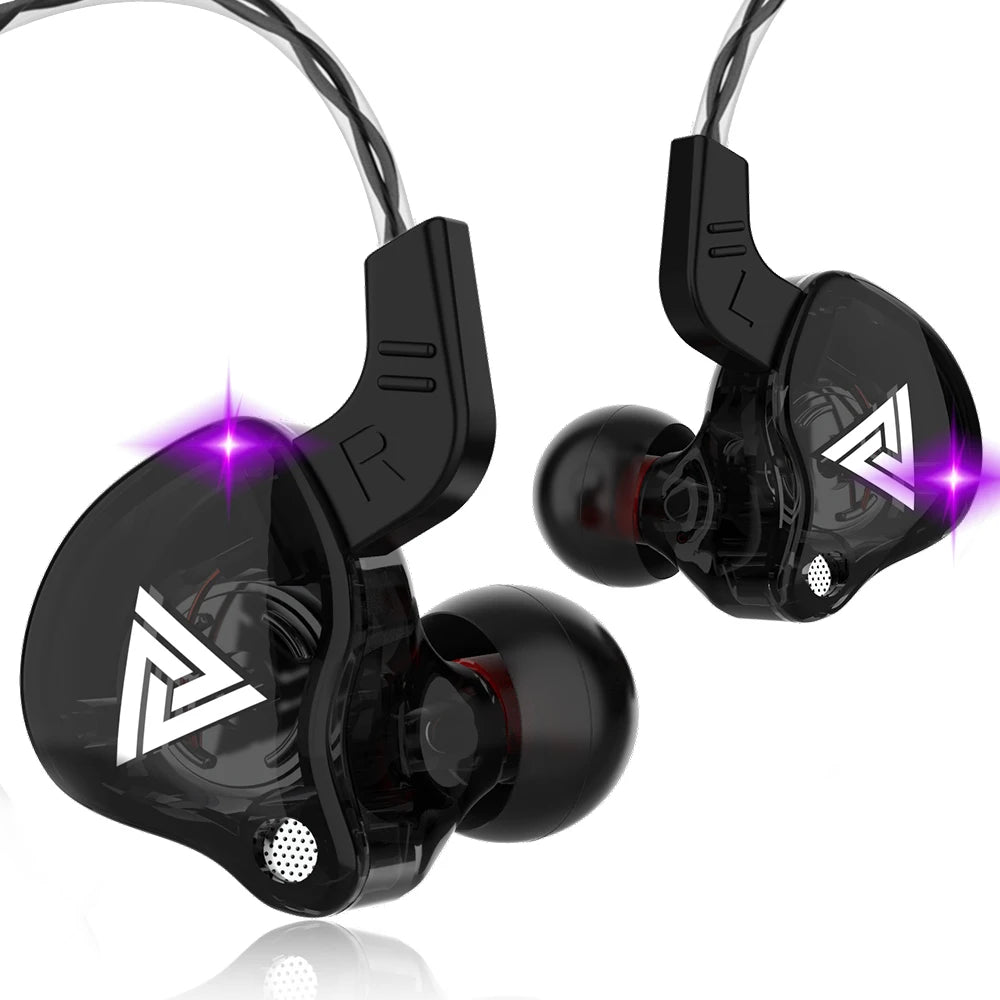 QKZ AK6 HiFi In-Ear Headphones with Microphone and Powerful Bass