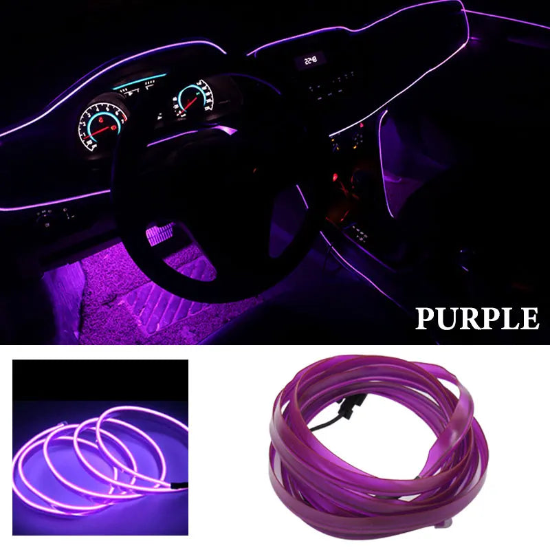 USB LED Car Lights