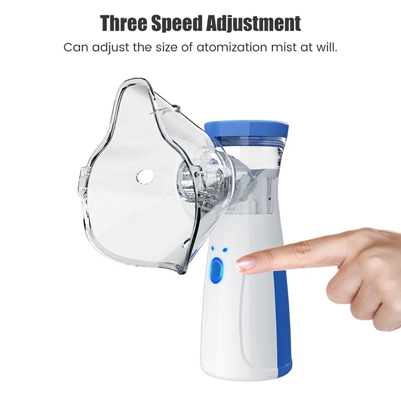Portable USB Mesh Nebulizer for Adults and Children | Silent and Rechargeable