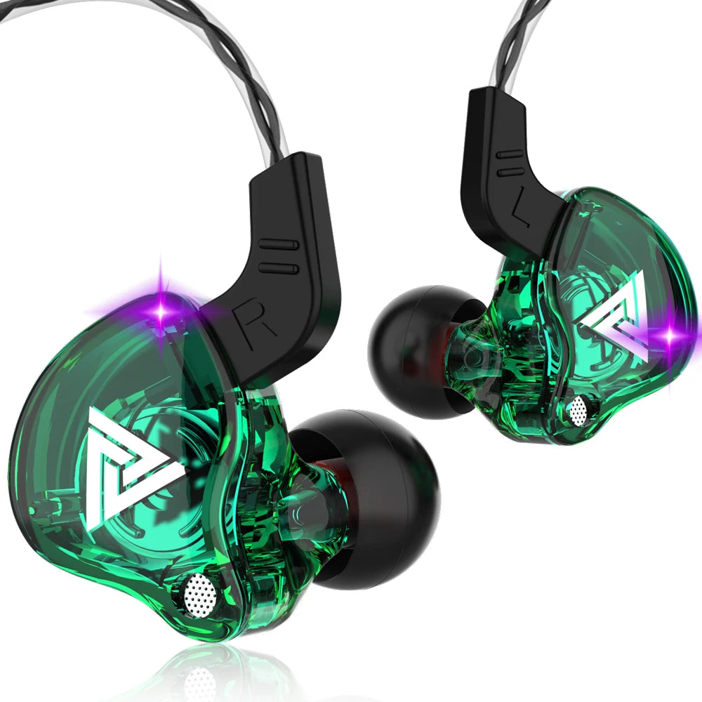 QKZ AK6 HiFi In-Ear Headphones with Microphone and Powerful Bass